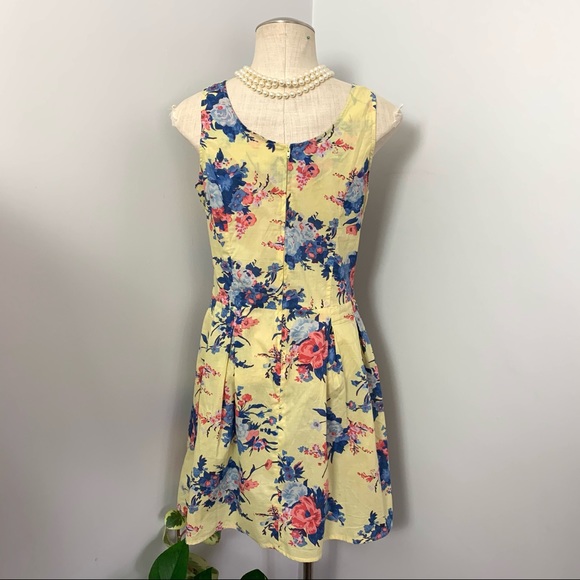 Vintage Repro Floral Cotton Sundress (M/L) - Picture 7 of 8